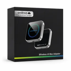 CarPlay AI Box 4G LTE con SIM - Android Full System | YouTube, Netflix, CarPlay y Android Auto Inalámbrico