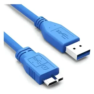 Cable Kingmox USB 3.0 a Micro B- color azul- 1 Metro