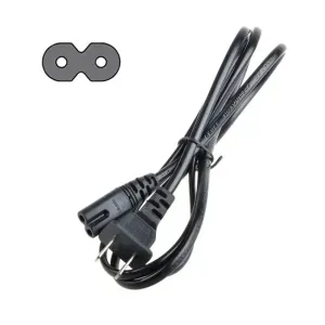 Zoecan Cable de Corriente Tipo 8 600/800w Cobre con Aluminio 1.5 metros