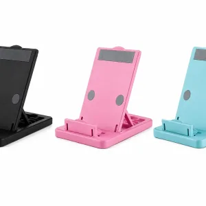 Soporte Plegable y Reclinable para Celular y Tablet de Escritorio