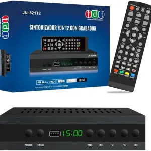 Decodificador HD DVB-T2 Caja TDT con USB, PVR .