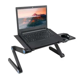 Mesa Portátil Ajustable T8 - Soporte Multifuncional para Laptop y Tablet con Bandeja para Mouse