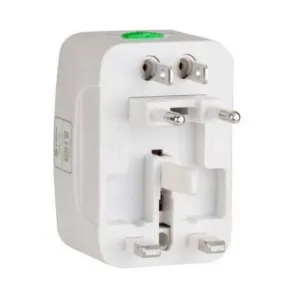 Adaptador de Viaje Universal (Europeo)Todo en Uno Novo con Protector de Sobretensión
