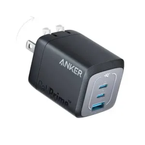 Anker Prime 67W GaN Wall Charger 3 Ports Black