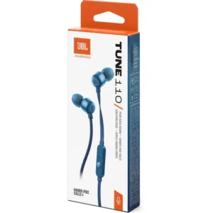 JBL Headphone T110 Wired In-ear Blue