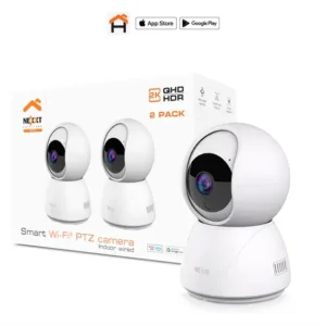 Nexxt Home NHC-IP11 2PK Indoor PTZ Camera 2K 3MP