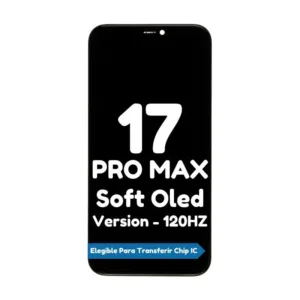 Pantalla iPhone 17 6.3" Soft OLED Diagnostico, 120Hz - Incluye Instalación