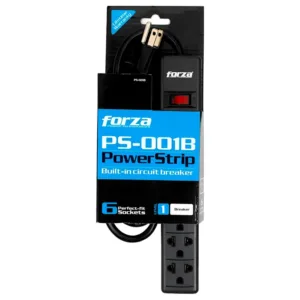 Forza power strip 6 outlets circuit breaker 110V U
