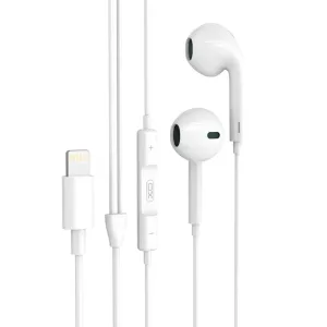 XO EP70 Audífonos de Cable Entrada Lightning - Blanco