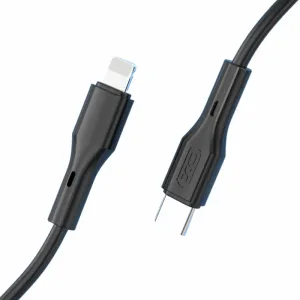 XO NB-Q231A Cable USB-C a Lightning 27W 1m - Negro