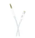 XO NB-R211A Cable Auxiliar de Audio 3.5mm a Lightning 1 Metro XO R211A de Trenzado de Alta Resistencia para iPhone y Auto