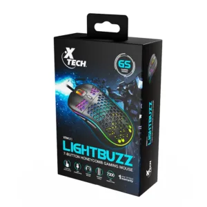 Xtech Lightbuzz honeycomb wired Gaming Mouse 7200dpi