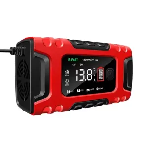 Zoecan Cargador de Bateria de CarroZ-US-Red 12v 10A/ 24v 5A