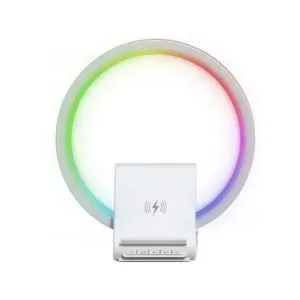 Altavoz Inalámbrico con Cargador y Lámpara LED BT 256 Bluetooth HiFi Radio FM